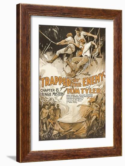 Jungle Mystery -Trapped by the Enemy-null-Framed Premium Giclee Print