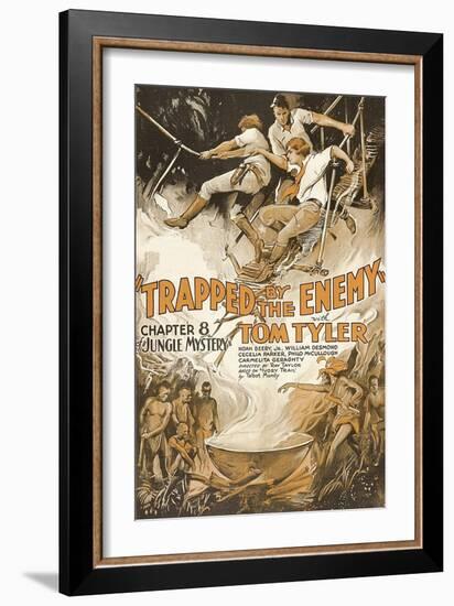 Jungle Mystery -Trapped by the Enemy-null-Framed Premium Giclee Print