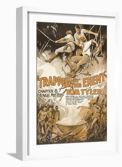 Jungle Mystery -Trapped by the Enemy-null-Framed Premium Giclee Print