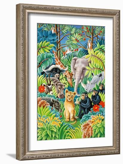 Jungle Party, 1993-Liz Wright-Framed Giclee Print