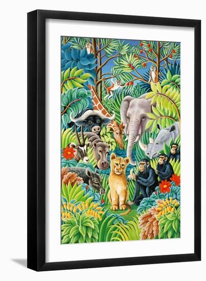 Jungle Party, 1993-Liz Wright-Framed Giclee Print