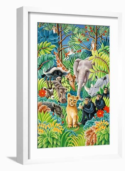 Jungle Party, 1993-Liz Wright-Framed Giclee Print