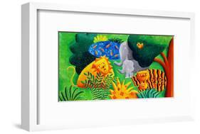 Jungle Scene, 2002-Julie Nicholls-Framed Giclee Print