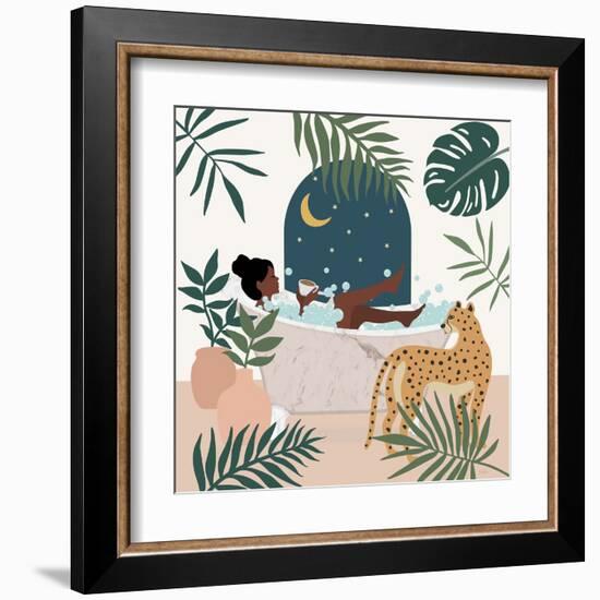 Jungle Spa I-Natalie Carpentieri-Framed Art Print