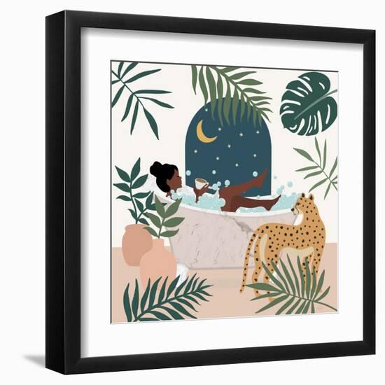 Jungle Spa I-Natalie Carpentieri-Framed Art Print