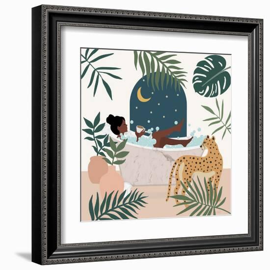 Jungle Spa I-Natalie Carpentieri-Framed Art Print