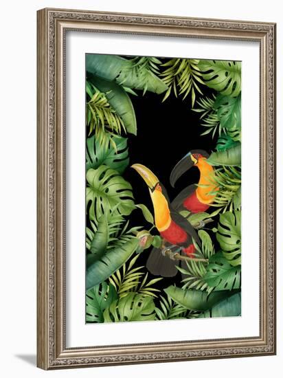 Jungle with Toucans-Andrea Haase-Framed Giclee Print