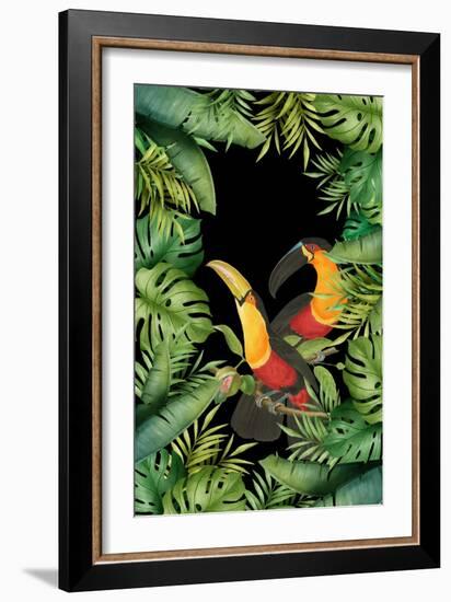 Jungle with Toucans-Andrea Haase-Framed Giclee Print