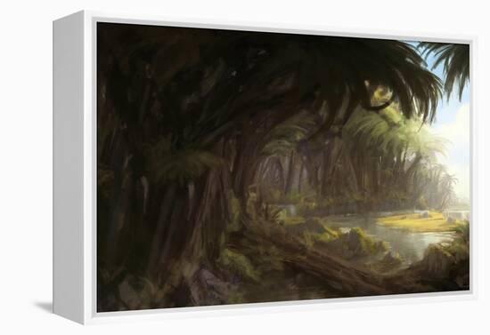 Jungle-Stephane Belin-Framed Stretched Canvas