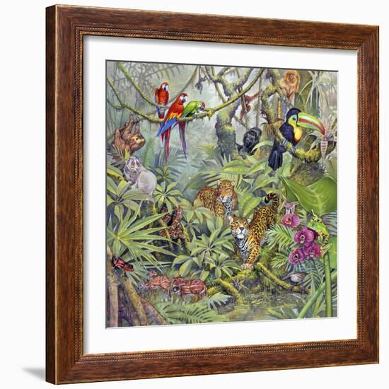 Jungle-Tim Knepp-Framed Giclee Print