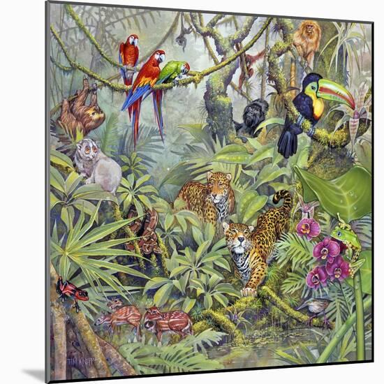 Jungle-Tim Knepp-Mounted Giclee Print