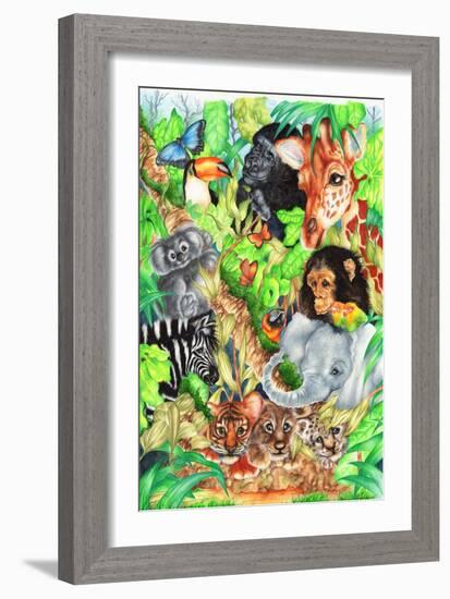 Jungle-Karen Middleton-Framed Giclee Print