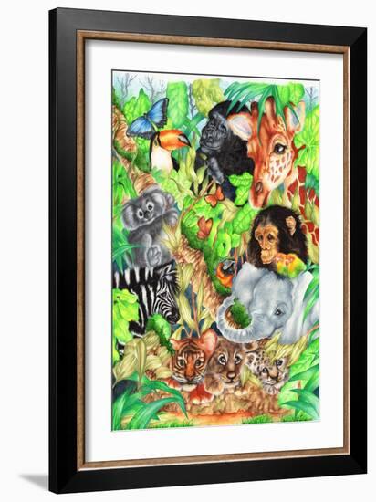 Jungle-Karen Middleton-Framed Giclee Print