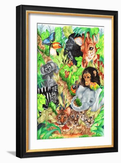 Jungle-Karen Middleton-Framed Giclee Print