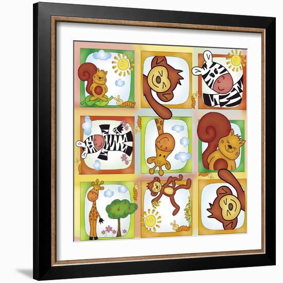 Jungle-Maria Trad-Framed Giclee Print