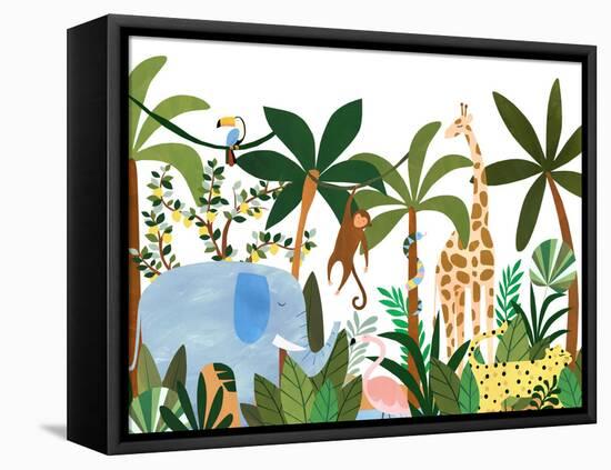 Jungle-Emily Kopcik-Framed Stretched Canvas