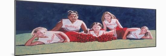 Junior High School Cheerleaders on the Grass, 2003-Joe Heaps Nelson-Mounted Giclee Print