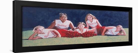 Junior High School Cheerleaders on the Grass, 2003-Joe Heaps Nelson-Framed Giclee Print