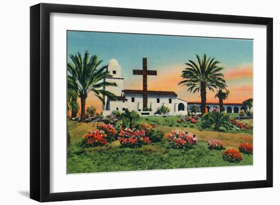 'Junipero Serra Museum, Old Town. San Diego, California', c1941-Unknown-Framed Giclee Print