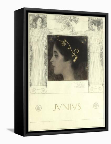 Junius, 1896-Gustav Klimt-Framed Premier Image Canvas