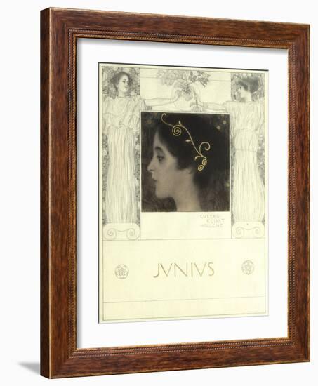 Junius, 1896-Gustav Klimt-Framed Giclee Print