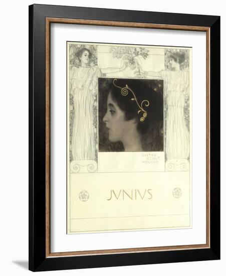 Junius, 1896-Gustav Klimt-Framed Giclee Print