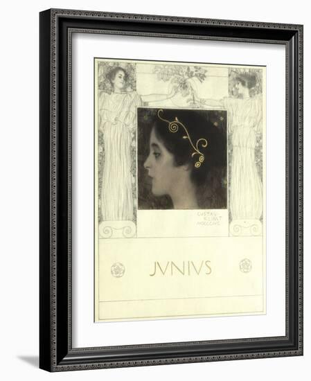 Junius, 1896-Gustav Klimt-Framed Giclee Print