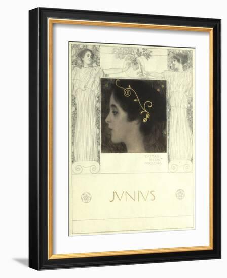 Junius, 1896-Gustav Klimt-Framed Giclee Print