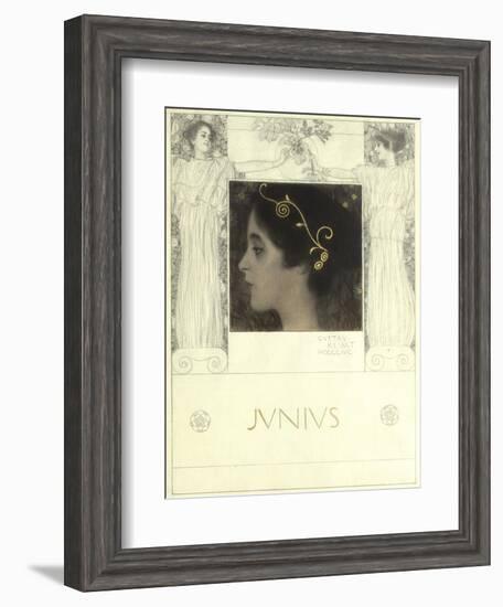 Junius, 1896-Gustav Klimt-Framed Giclee Print