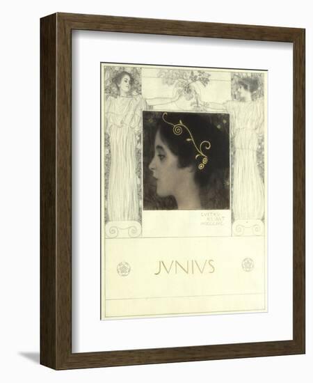 Junius, 1896-Gustav Klimt-Framed Giclee Print