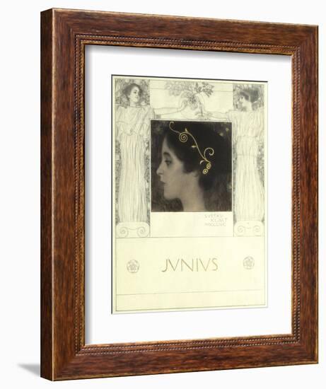 Junius, 1896-Gustav Klimt-Framed Giclee Print