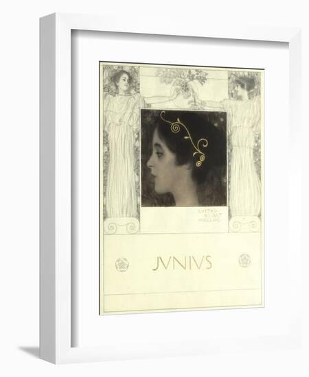 Junius, 1896-Gustav Klimt-Framed Giclee Print