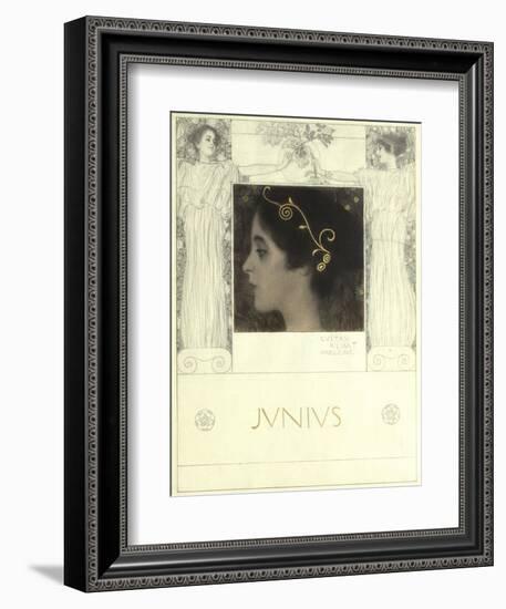 Junius, 1896-Gustav Klimt-Framed Giclee Print