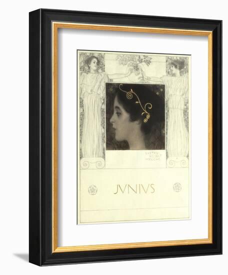 Junius, 1896-Gustav Klimt-Framed Giclee Print