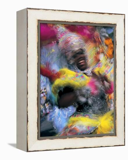 Junkanoo Fesitival, Providence Island, Bahamas, Caribbean-Peter Adams-Framed Premier Image Canvas