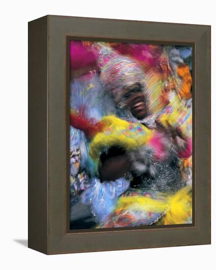 Junkanoo Fesitival, Providence Island, Bahamas, Caribbean-Peter Adams-Framed Premier Image Canvas