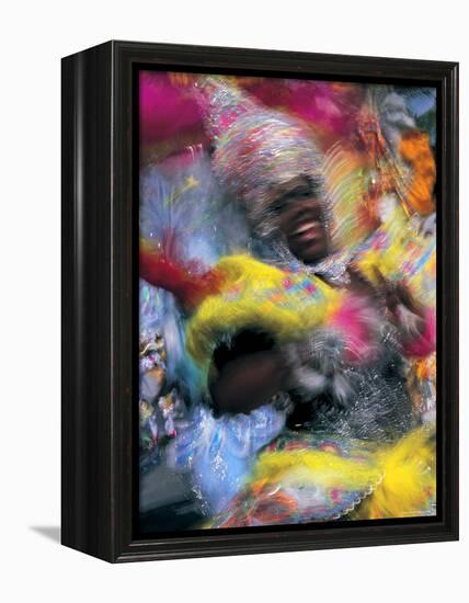 Junkanoo Fesitival, Providence Island, Bahamas, Caribbean-Peter Adams-Framed Premier Image Canvas