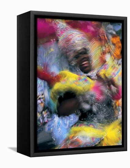 Junkanoo Fesitival, Providence Island, Bahamas, Caribbean-Peter Adams-Framed Premier Image Canvas