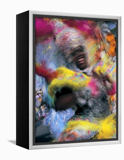 Junkanoo Fesitival, Providence Island, Bahamas, Caribbean-Peter Adams-Framed Premier Image Canvas