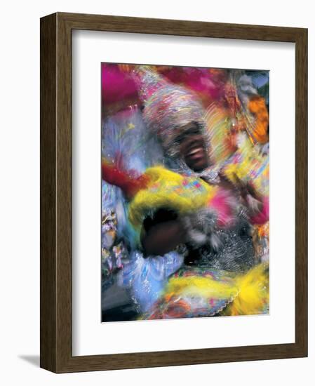 Junkanoo Fesitival, Providence Island, Bahamas, Caribbean-Peter Adams-Framed Photographic Print