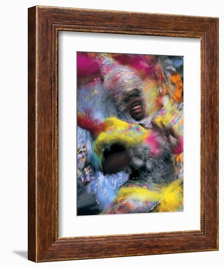 Junkanoo Fesitival, Providence Island, Bahamas, Caribbean-Peter Adams-Framed Photographic Print