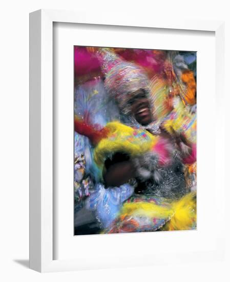 Junkanoo Fesitival, Providence Island, Bahamas, Caribbean-Peter Adams-Framed Photographic Print