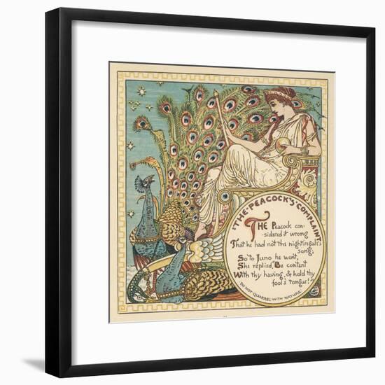 Juno and the Peacock-null-Framed Photographic Print