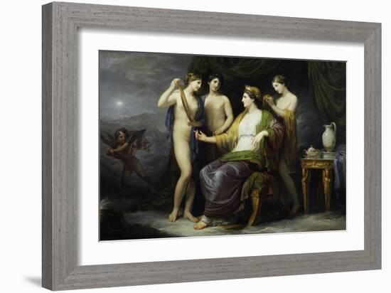 Juno and the Three Graces-Andrea Appiani-Framed Giclee Print