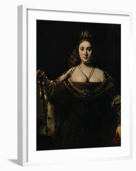 Juno, (C1662-6), 1937-Rembrandt van Rijn-Framed Giclee Print