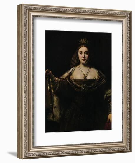 Juno, (C1662-6), 1937-Rembrandt van Rijn-Framed Giclee Print