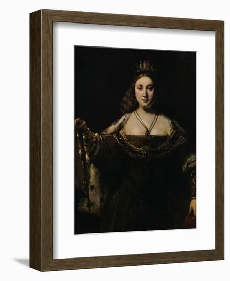 Juno, (C1662-6), 1937-Rembrandt van Rijn-Framed Giclee Print