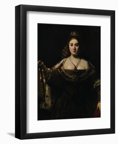 Juno, (C1662-6), 1937-Rembrandt van Rijn-Framed Giclee Print