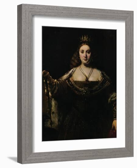 Juno, (C1662-6), 1937-Rembrandt van Rijn-Framed Giclee Print