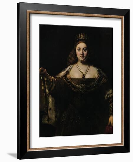 Juno, (C1662-6), 1937-Rembrandt van Rijn-Framed Giclee Print